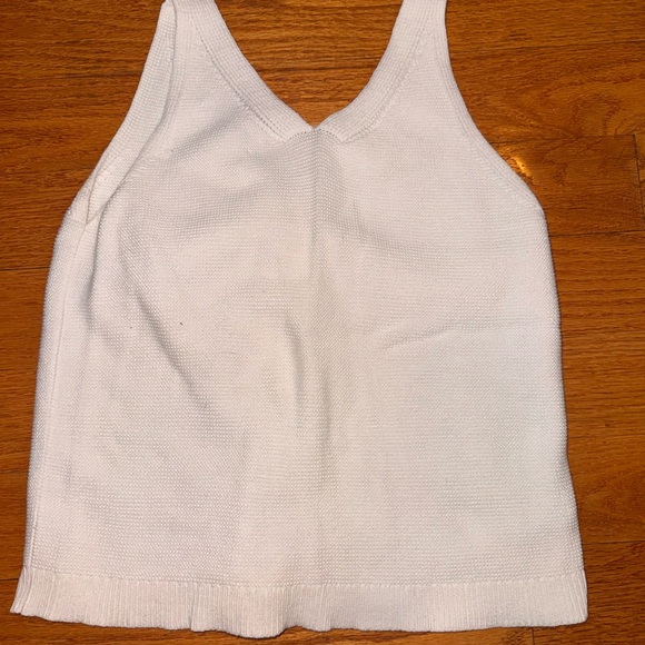 Loft Cream Button-Front Knit Tank - Picture 3 of 3